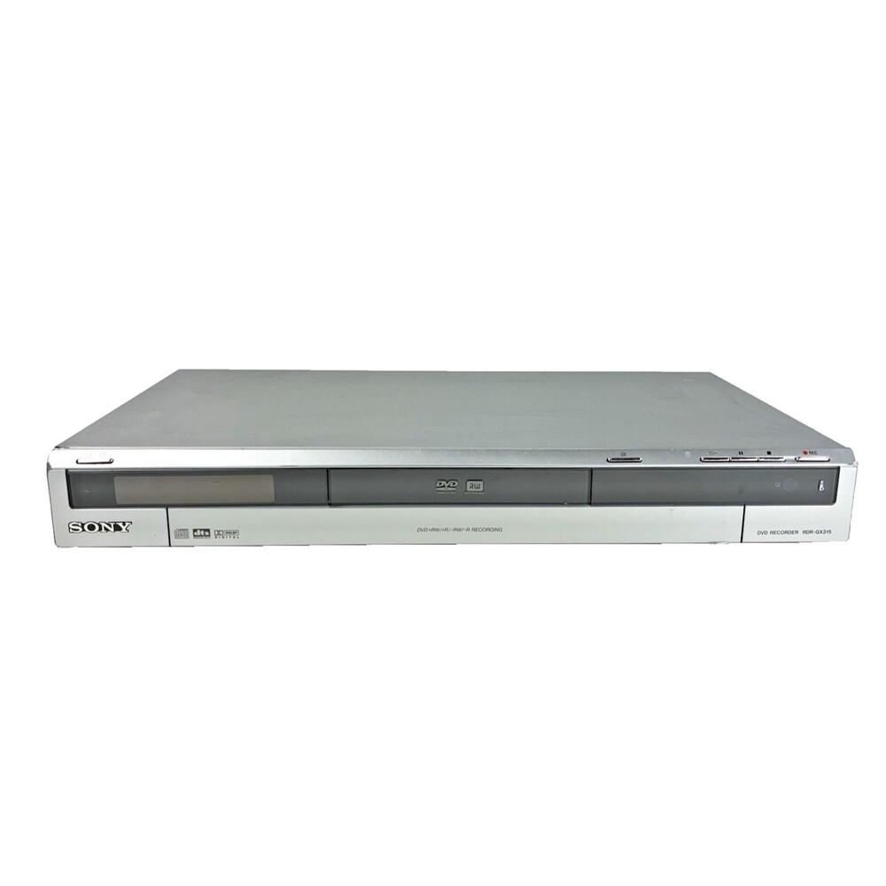 Sony RDR-GGX315 Silver DVD Player & Recorder DVD+RW +R -RW Recording Tested